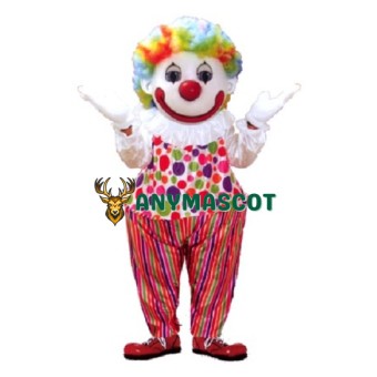 Happy Clown Mascot Costume