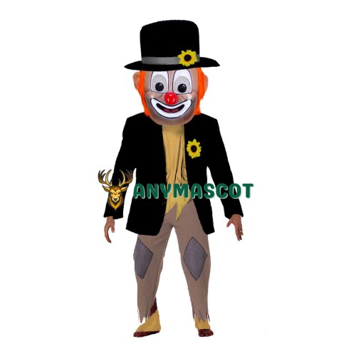 Hobo Clown Mascot Costume