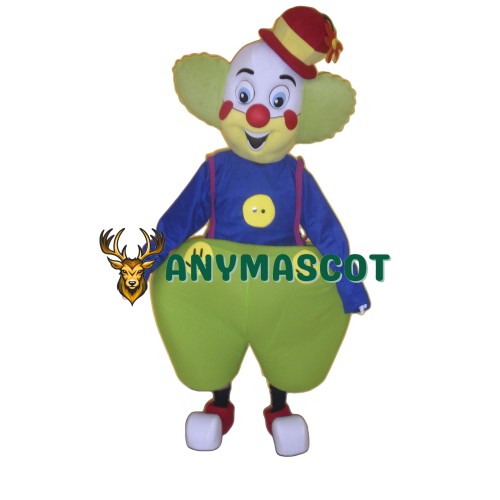 Cartoon Clown Mascot Costume