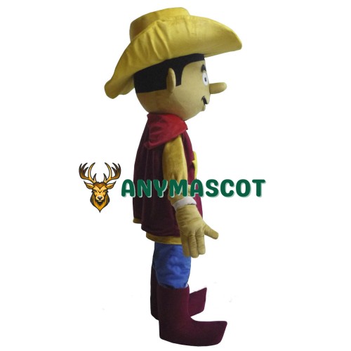 Red Clothes Cowboy Woody Mascot Costume