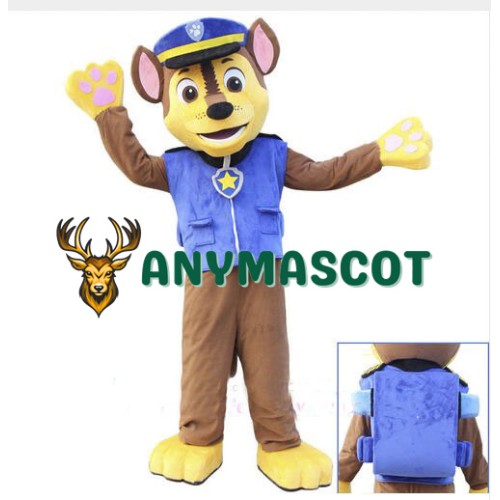 Paw Patrol Chase Dog Mascot Costume