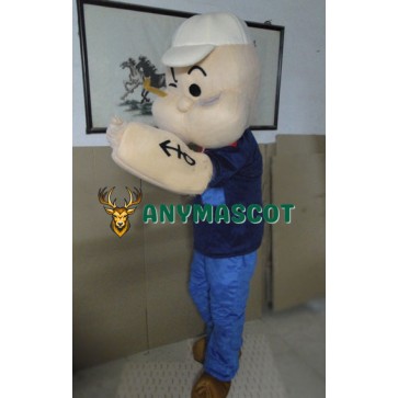 Popeye Mascot Costume