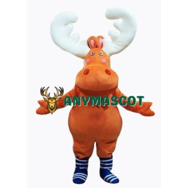 New Big Moose Deer Mascot Costume