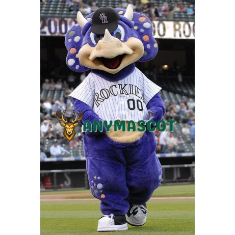 Triceratops Dinosaur Mascot Costume