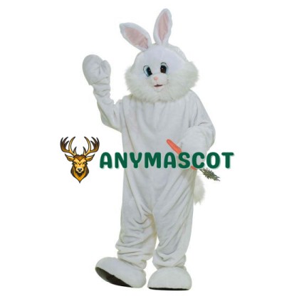 Plush Bunny Mascot Costume