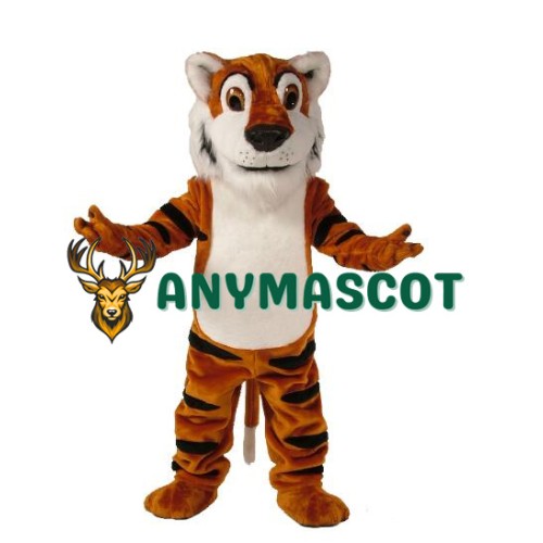 T. Toby Tiger Mascot Costume