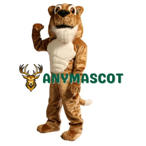 Corby Power Cat Cougar Mascot Costume