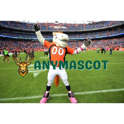 Mustang Horse Broncos Mascot Costume