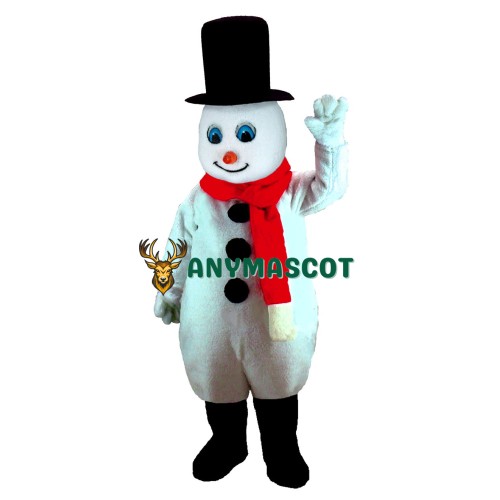 Mr. Snowman Mascot Costume