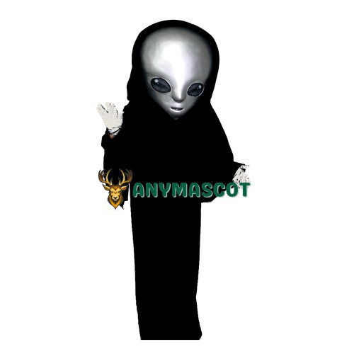 Grey Alien Mascot Costume