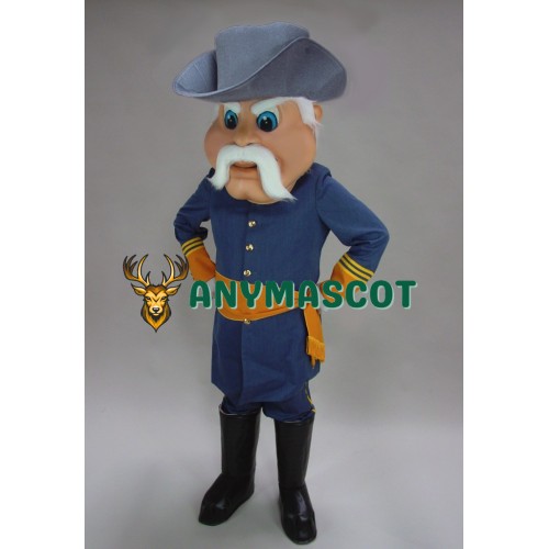 Rebel Civil War Costume Mascot