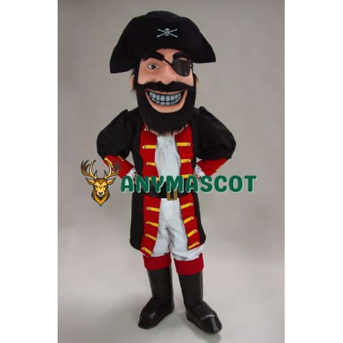 Redbeard Pirate Costume Mascot