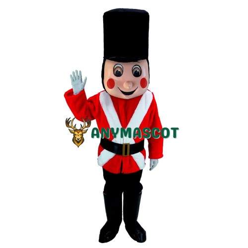 Toy Soldier Mascot Costume