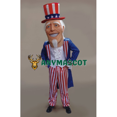 Uncle Sam Costume Mascot