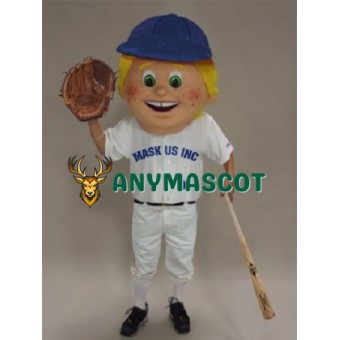 Baseball Kid Head Only Mascot Costume