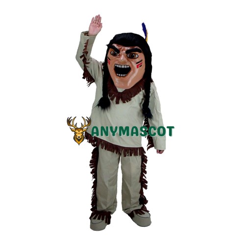 Brave Indian Mascot Costume