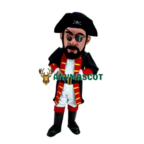 Captain Blythe Pirate Mascot Costume