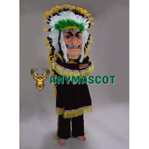 Native American Chief Costume Mascot