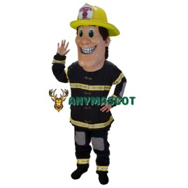 Fireman Mascot Costume