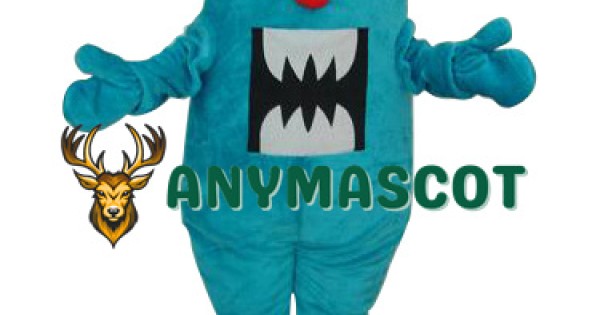 Blue Shark Mascot Adult Costume Free Shipping