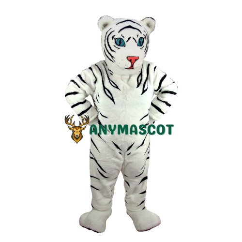 White Tiger Cub Mascot Costume