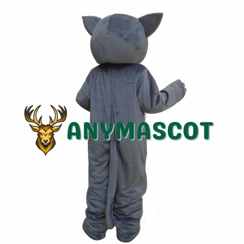 Grey Cartton Tiger Mascot Costume