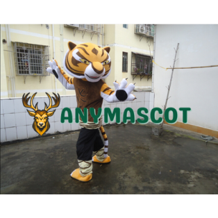 Cartton Kungfu Tiger Mascot Costume