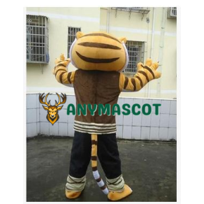 Cartton Kungfu Tiger Mascot Costume