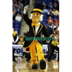 Professional Wake Forest University Demon Deacon Black and Yellow College Mascot Costume