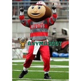 College University Brutus Buckeye Mascot Costume