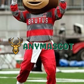 College University Brutus Buckeye Mascot Costume