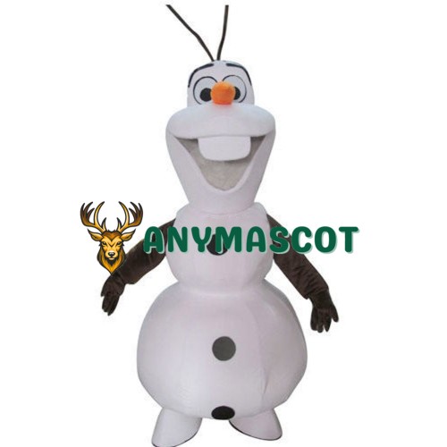 Smiling Olaf Mascot Costume