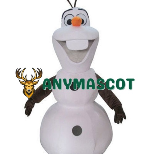 Smiling Olaf Mascot Costume