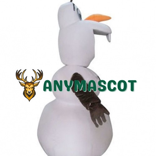 Smiling Olaf Mascot Costume