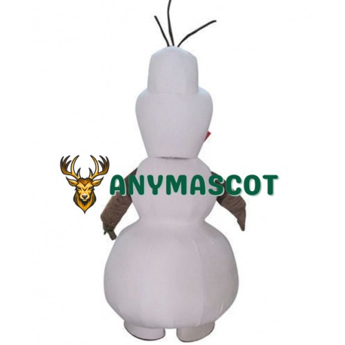 Smiling Olaf Mascot Costume