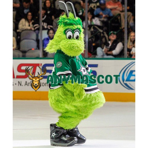 Dallas Stars mascot Victor E Green