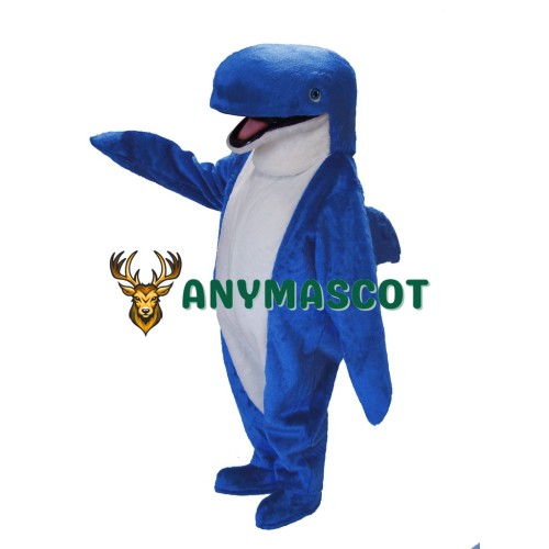Blue Whale Mascot Costume