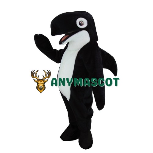 Orca Whale Mascot Costume
