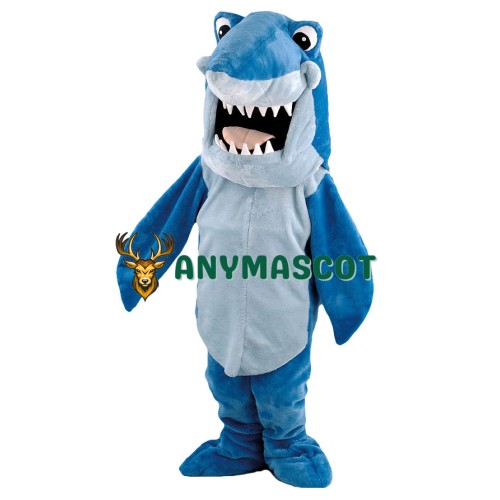 Cartoon Shark Mascot Costume