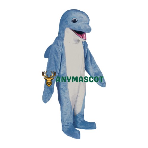 Blue Dolphin Mascot Costume