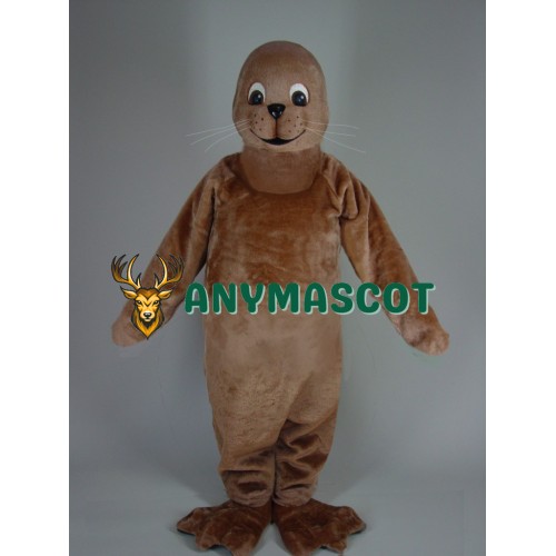 Brown Seal Costume Mascot