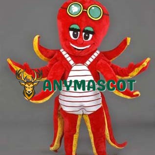 Octopus Costume Plush Mascot