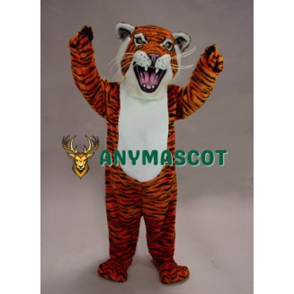 Orange Tiger Costume Mascot