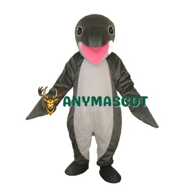  Grey Penguin Mascot Adult Costume
