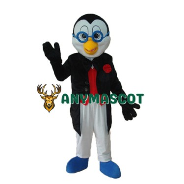 New Glasses Penguin Mascot Adult Costume