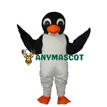 Orange Mouth Penguin Mascot Adult Costume