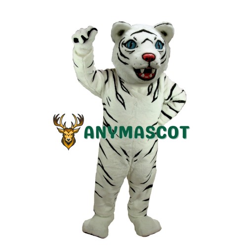 White Tiger Mascot Costume