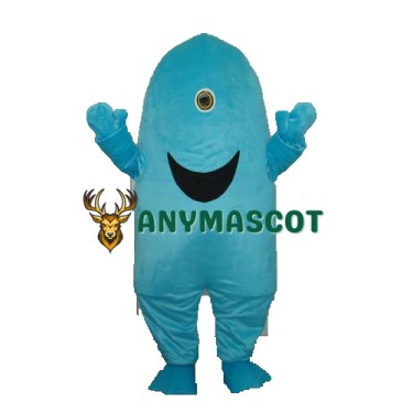 One-eyed Shark Mascot Adult Costume
