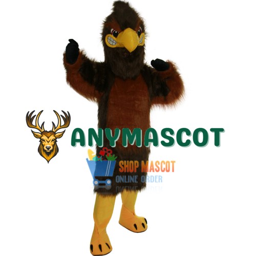 Cute Majestic Hawk Mascot Costume