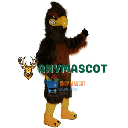 Cute Majestic Hawk Mascot Costume